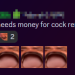 needs money for cock removal

[3 laughing emojis]